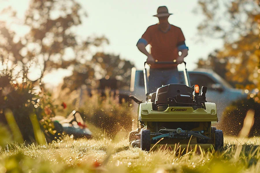 self propelled lawn mower